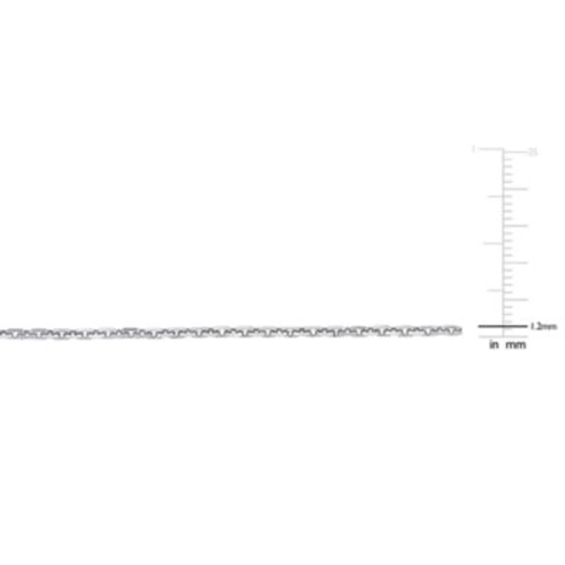1.2mm Diamond-Cut Cable Chain Necklace in 14K White Gold, 18"