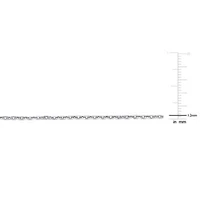 1.2mm Diamond-Cut Cable Chain Necklace in 14K White Gold, 18"