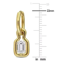 2ct. t.w. Lab Grown Diamond Earrings in Yellow Plated Sterling Silver