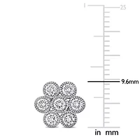 Diamond Earrings in 14K White Gold