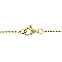 Diamond Necklace in 14k Yellow Gold- 17 in