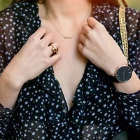 Diamond Necklace in 14k Yellow Gold- 17 in