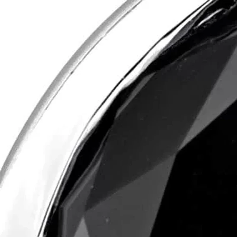 Black Diamond Earrings in 14k White Gold