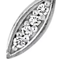Diamond Necklace in 14k Two-Tone Gold- 17.5+1 Ext.