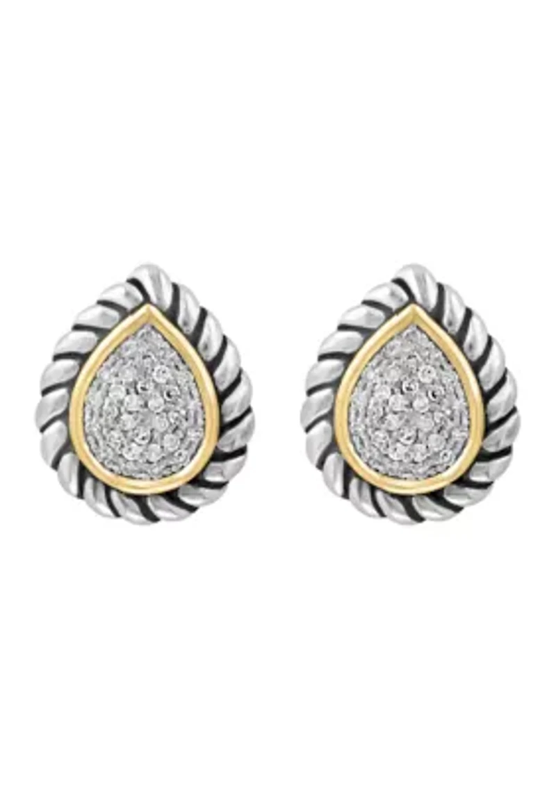 1/4 ct. t.w. Diamond Earrings in Sterling Silver