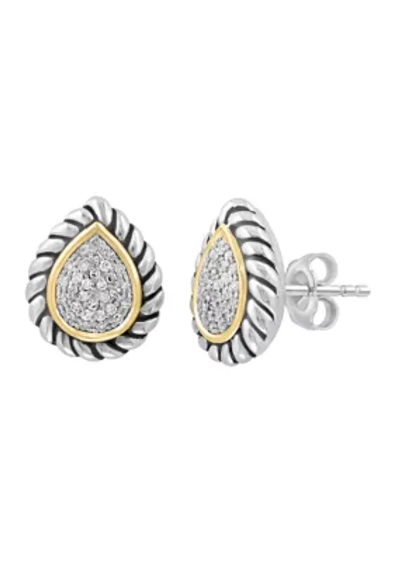 1/4 ct. t.w. Diamond Earrings in Sterling Silver