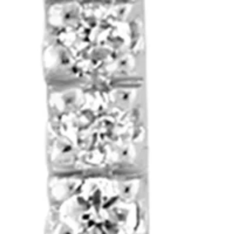 925 Sterling Silver Diamond Earrings