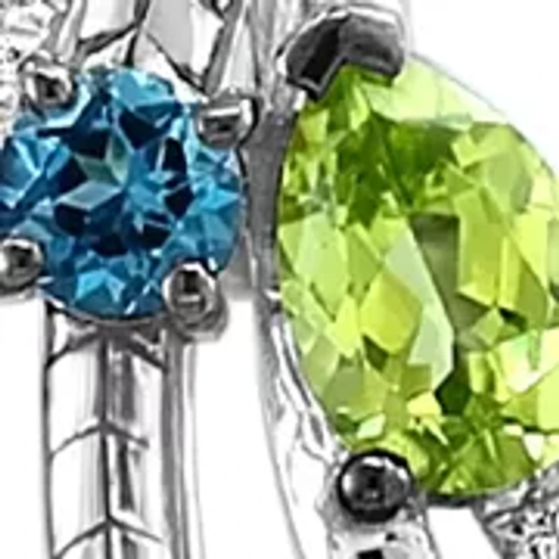 Sterling Silver Diamond Periodt Pendant