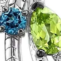 Sterling Silver Diamond Periodt Pendant