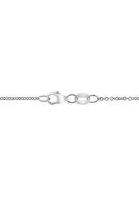 Sterling Silver Diamond Periodt Pendant