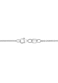 Sterling Silver Diamond Mabe Pendant 