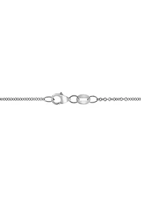 Sterling Silver Diamond Clover Pendant 