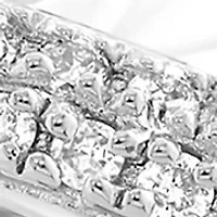 1/4 ct. t.w. Diamond Crossover Ring in Sterling Silver