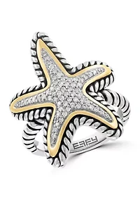 Two Tone Diamond Ring