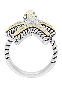 Two Tone Diamond Ring