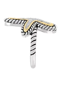 Two Tone Diamond Ring