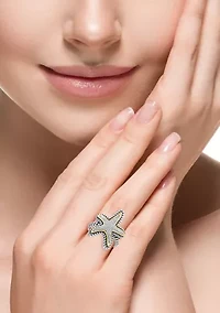 Two Tone Diamond Ring