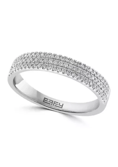 Sterling Silver Diamond Ring