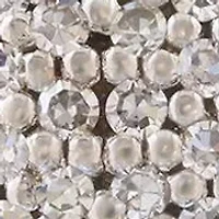 Sterling Silver/18K Yellow Gold Diamond Earrings