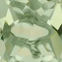  Sterling Silver 1/10 ct. t.w. Diamond And 4.75 ct. t.w. Green Amethyst Earrings