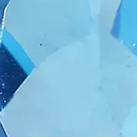 Diamond Blue Topaz Earrings in 14K Yellow Gold