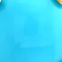 1/8 ct. t.w. Diamond, 7/8 ct. t.w. Turquoise Earrings in 14K Yellow Gold