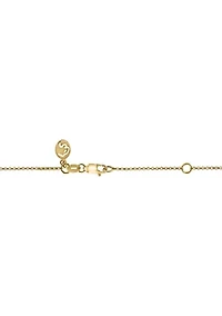 Diamond, Blue Topaz and London Blue Topaz Dragonfly Necklace in 14K Yellow Gold