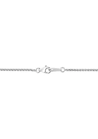 Diamond, Amethyst, Blue Topaz, London Blue Topaz, Citrine, Rhodolite, and Peridot Pendant Necklace in Sterling Silver and 14K Yellow Gold