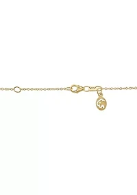 Diamond and Morganite Pendant Necklace in 14K Rose Gold