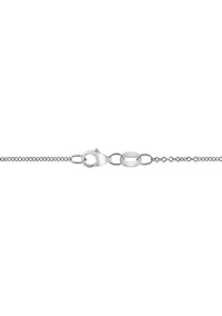 1/5 ct. t.w. Diamond and London Blue Topaz Pendant Necklace in 14K White Gold