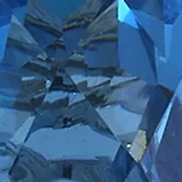 London Blue Diamond Necklace in 14K White Gold