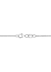 London Blue Diamond Necklace in 14K White Gold