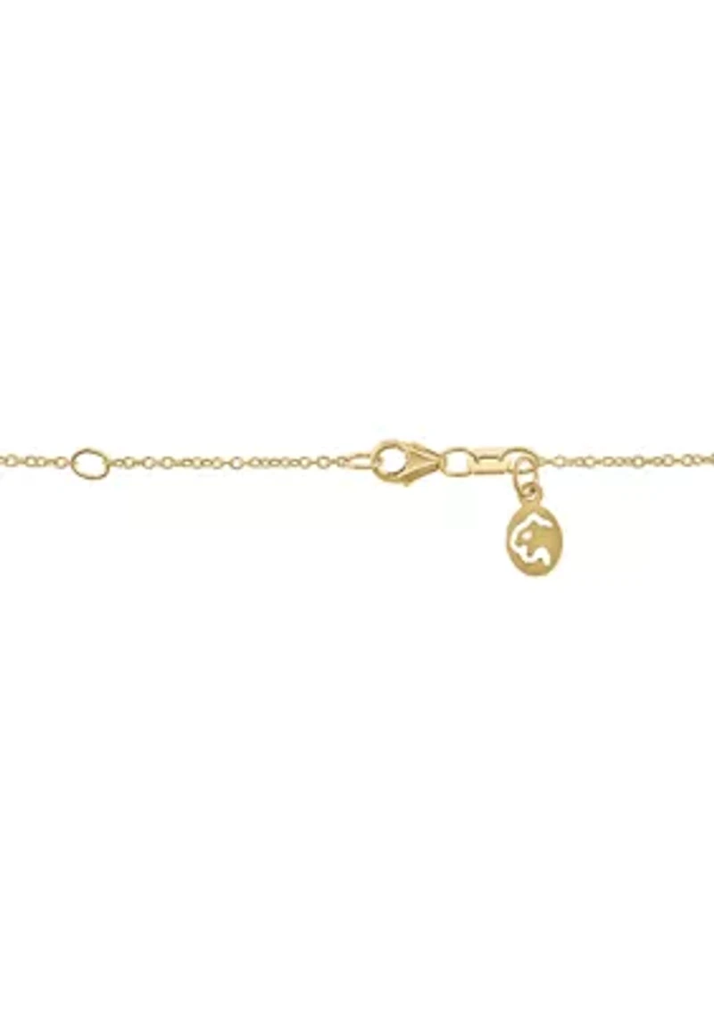 1/6 ct. t.w. Diamond Turquoise Necklace