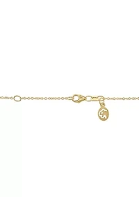 Diamond and Black Tahitian Pearl Pendant Necklace in 14K Yellow Gold