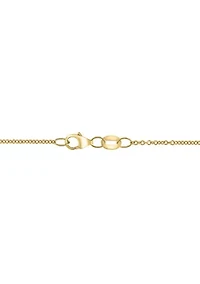 1/5 ct. t.w. Diamond, Mother of Pearl Pendant Necklace in 14K Yellow Gold