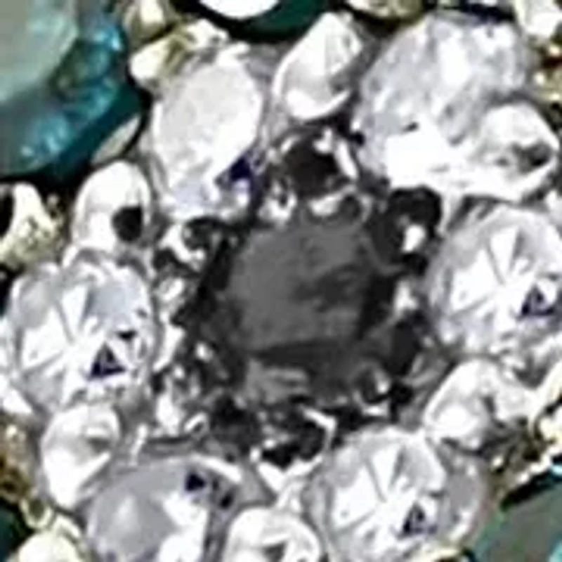 1/6 ct. t.w. Diamond, Black Diamond and Blue Diamond Ring in Sterling Silver and 14K Yellow Gold