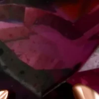 1/10 ct. t.w. Diamond, 3 ct. t.w. Rhodolite Ring in 14K Rose Gold