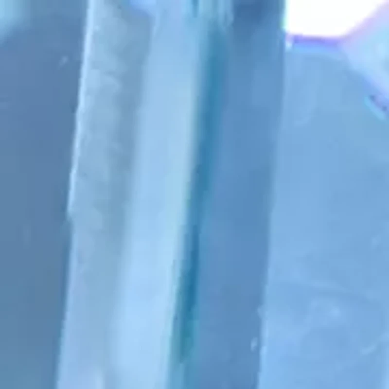 Diamond and Blue Topaz Ring in 14K White Gold