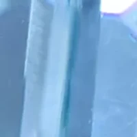 Diamond and Blue Topaz Ring in 14K White Gold