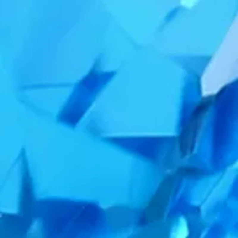 14K White Gold Diamond and Blue Topaz Ring