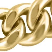 Men's 8.5" Bracelet in Gold Over Sterling Silver
