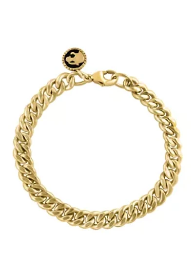 Men's 8.5" Bracelet in Gold Over Sterling Silver