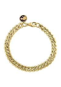Men's 8.5" Bracelet in Gold Over Sterling Silver