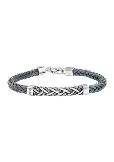Sterling Silver Braided Bracelet 