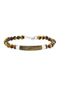 Tiger Eye Bracelet in Sterling Silver