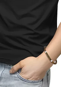 Tiger Eye Bracelet in Sterling Silver