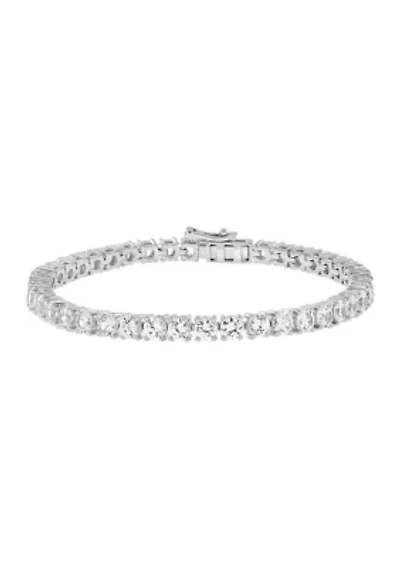 Zircon Tennis Bracelet in Sterling Silver