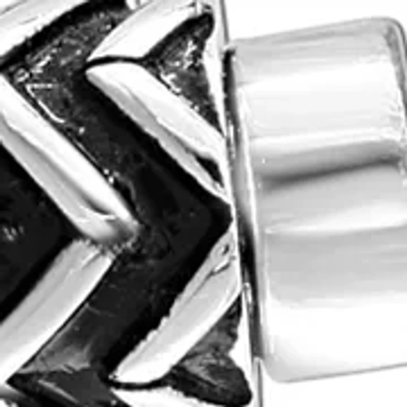 Sterling Silver and Leather Bracelet