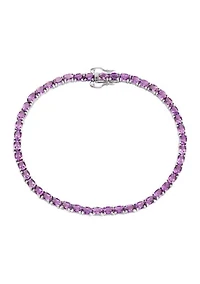 8.2 ct. t.w. Natural Amethyst Bracelet in Sterling Silver 