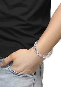 Men's Sterling Silver 8.5 Inch Link Bracelet